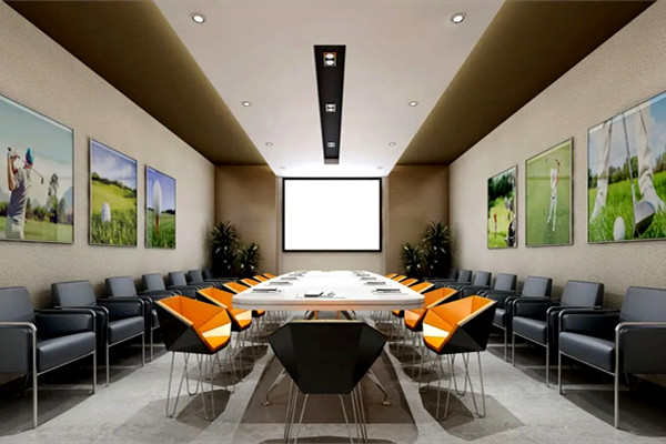 会议室装修,大型会议室装修风格,沸石壁材